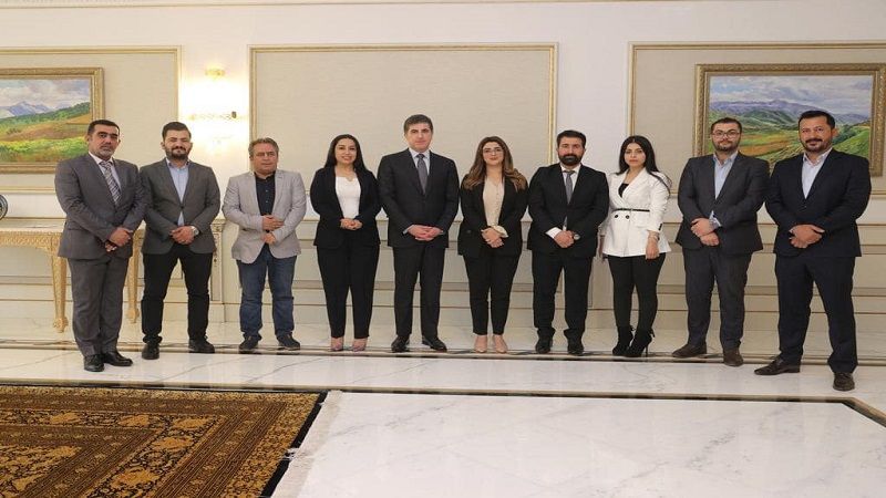 سەرۆک نێچیرڤان بارزانى پشتیوانى خۆى بۆ ڕۆژنامەنووسان دووپات دەکاتەوە